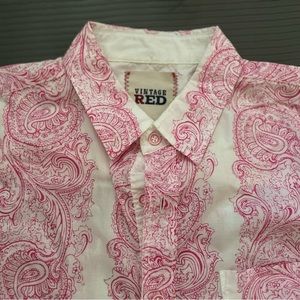 Men’s Vintage Red Shirt Size Medium